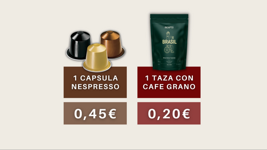 Café en grano vs. cápsulas de café ¿cuánto puedes llegar a ahorrar?